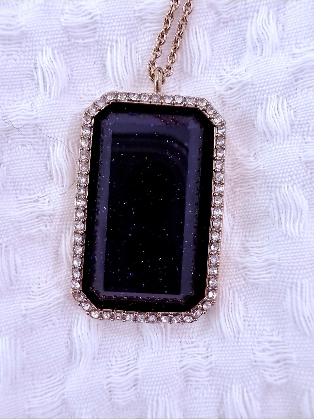Kate Spade Necklace- Night Sky Jewels- Blue Goldstone Pendant (NWT) - Picture 5 of 5